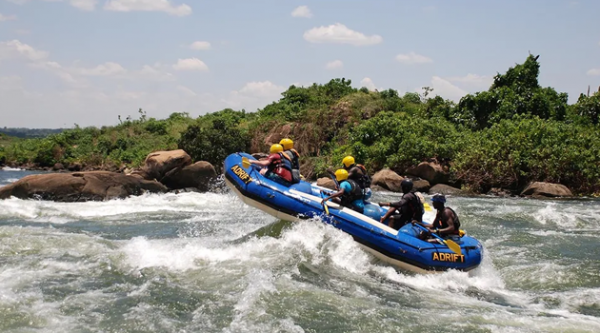 Rafting on Nile River